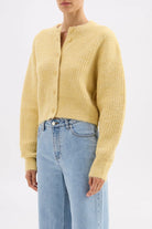 Nude Lucy - Nixon Cropped Cardigan (Butter) Nude Lucy