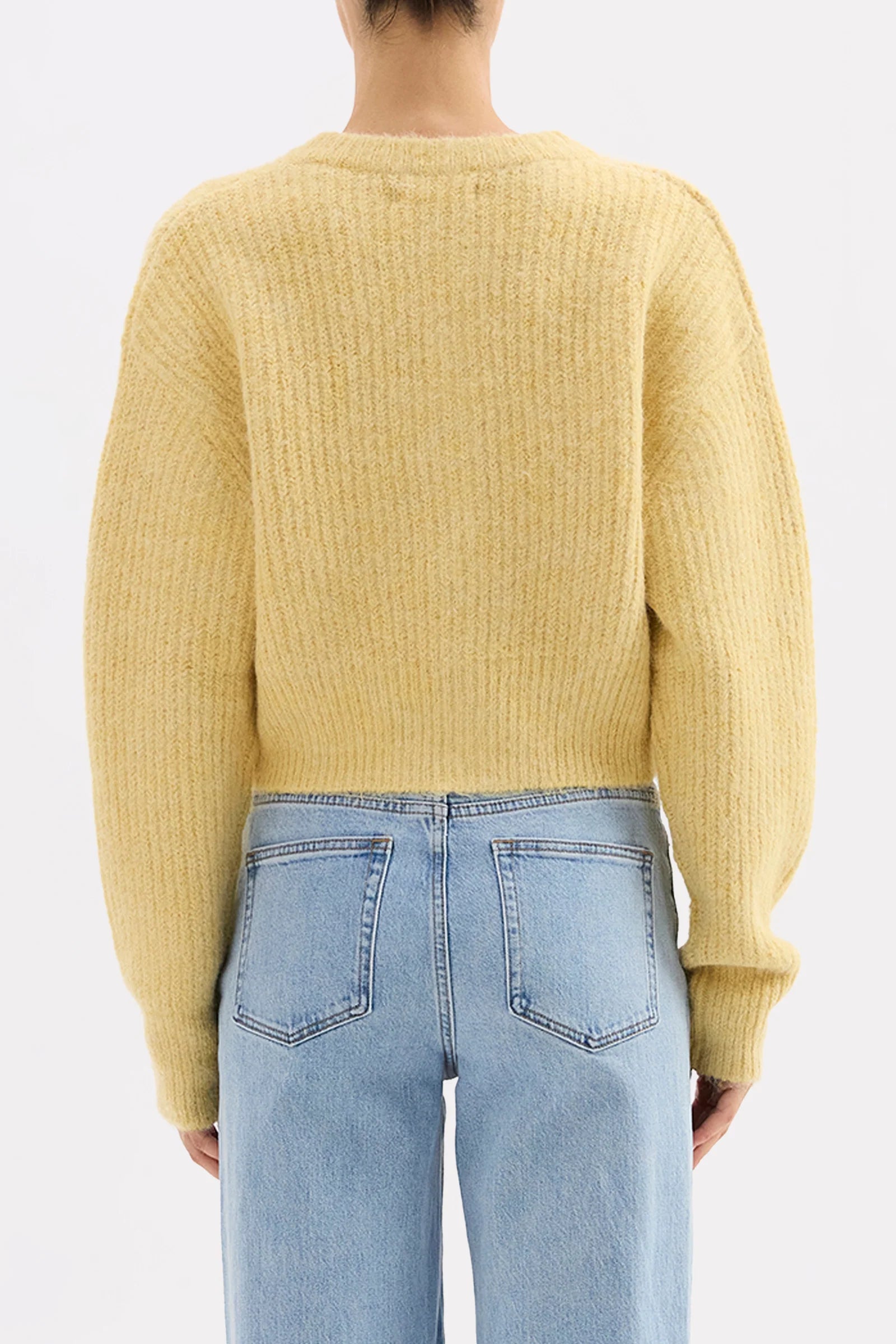 Nude Lucy - Nixon Cropped Cardigan (Butter) Nude Lucy