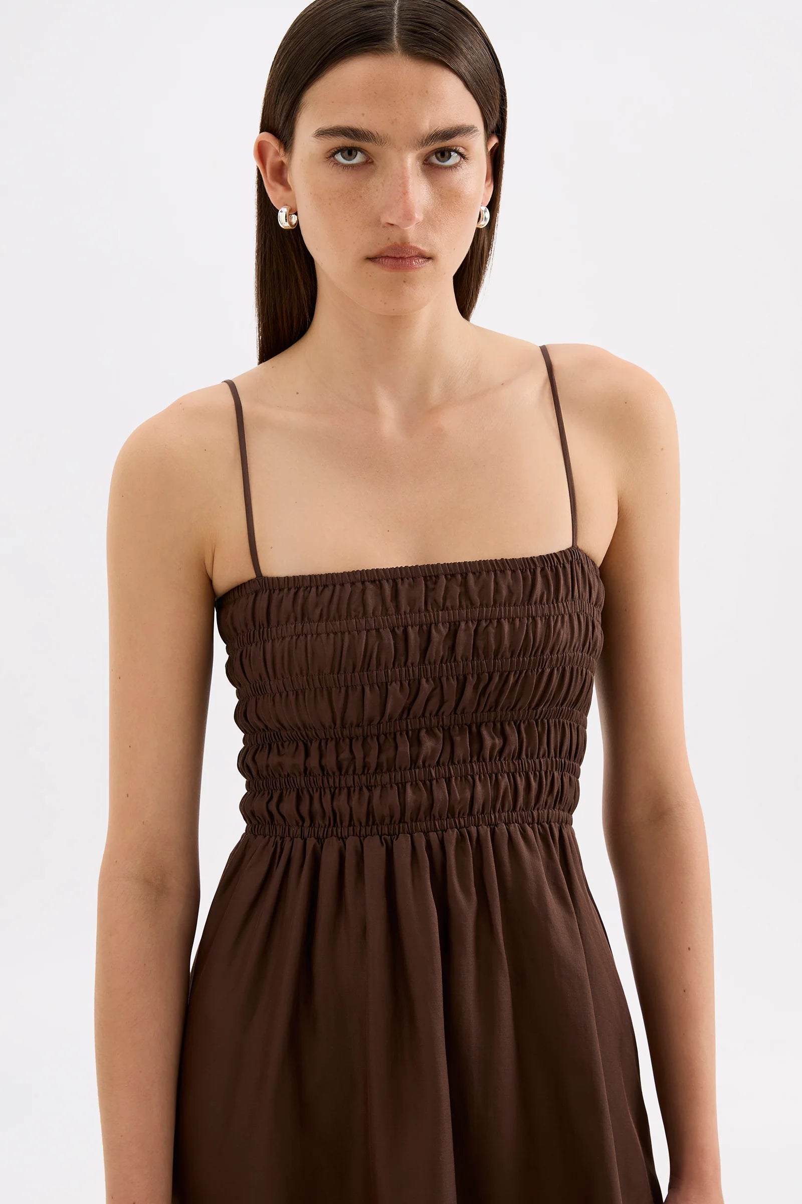 Nude Lucy - Jaslynn Mini Dress (Chocolate) Nude Lucy