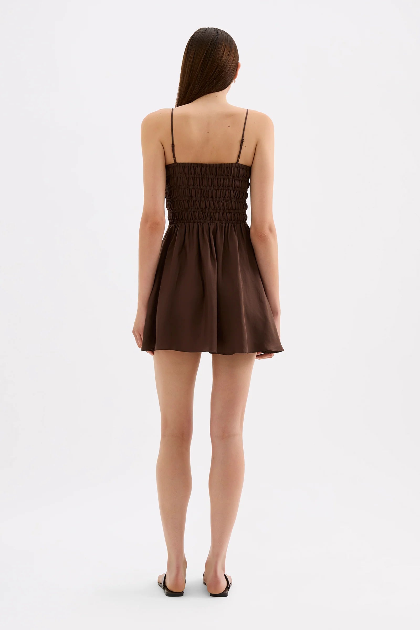 Nude Lucy - Jaslynn Mini Dress (Chocolate) Nude Lucy