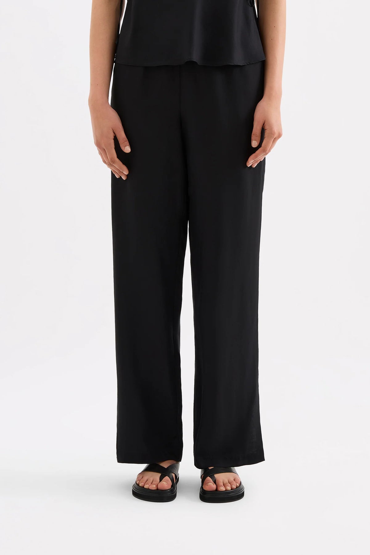 Nude Lucy - Jaslynn Tencel Pant (Black) Nude Lucy