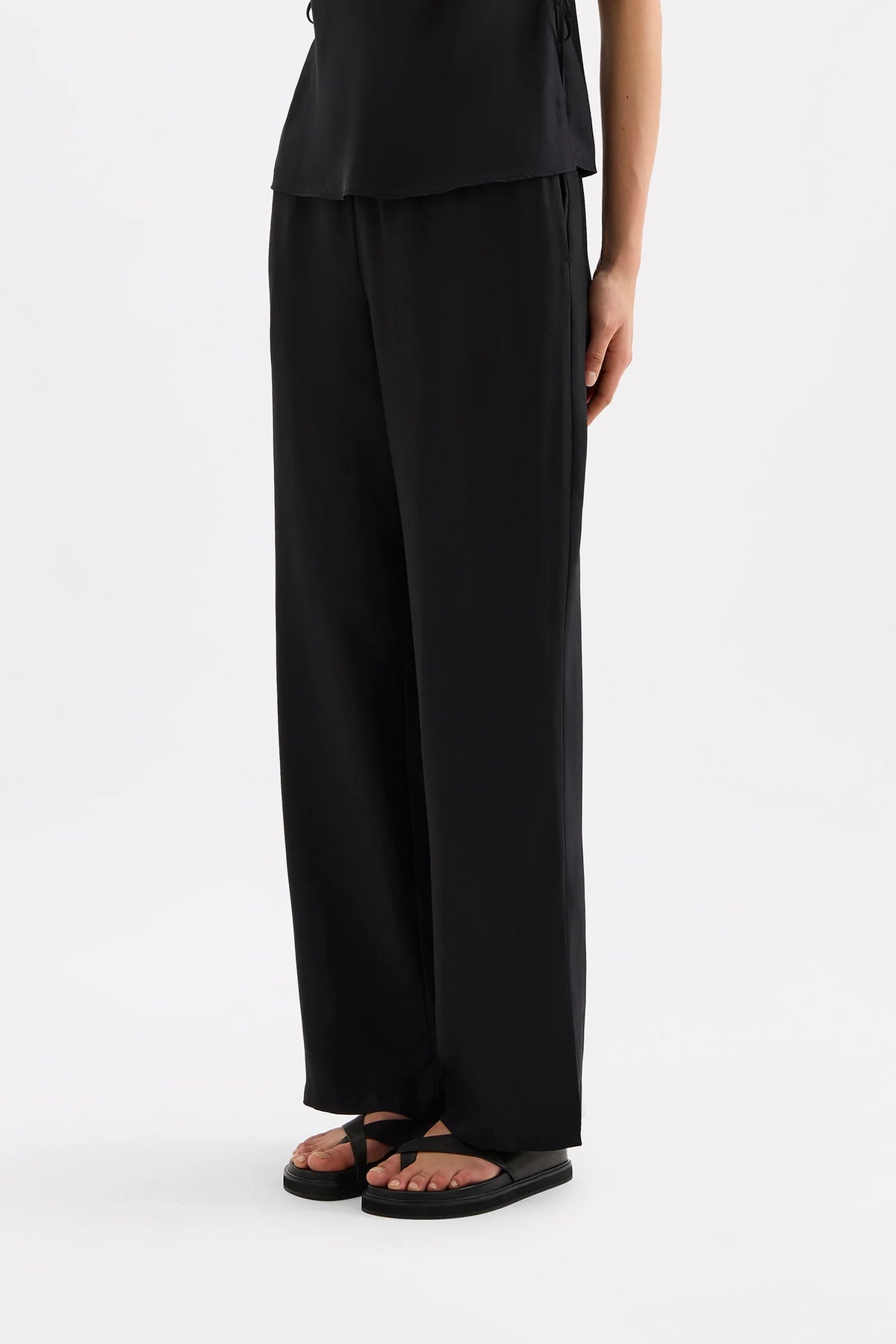 Nude Lucy - Jaslynn Tencel Pant (Black) Nude Lucy