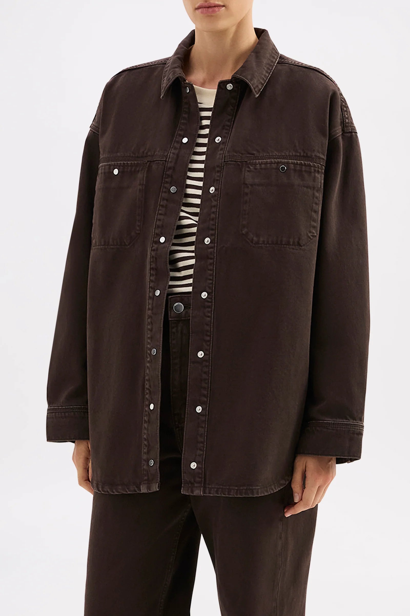 Nude lucy - Brax Denim Jacket (Espresso) Nude Lucy