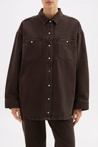 Nude lucy - Brax Denim Jacket (Espresso) Nude Lucy
