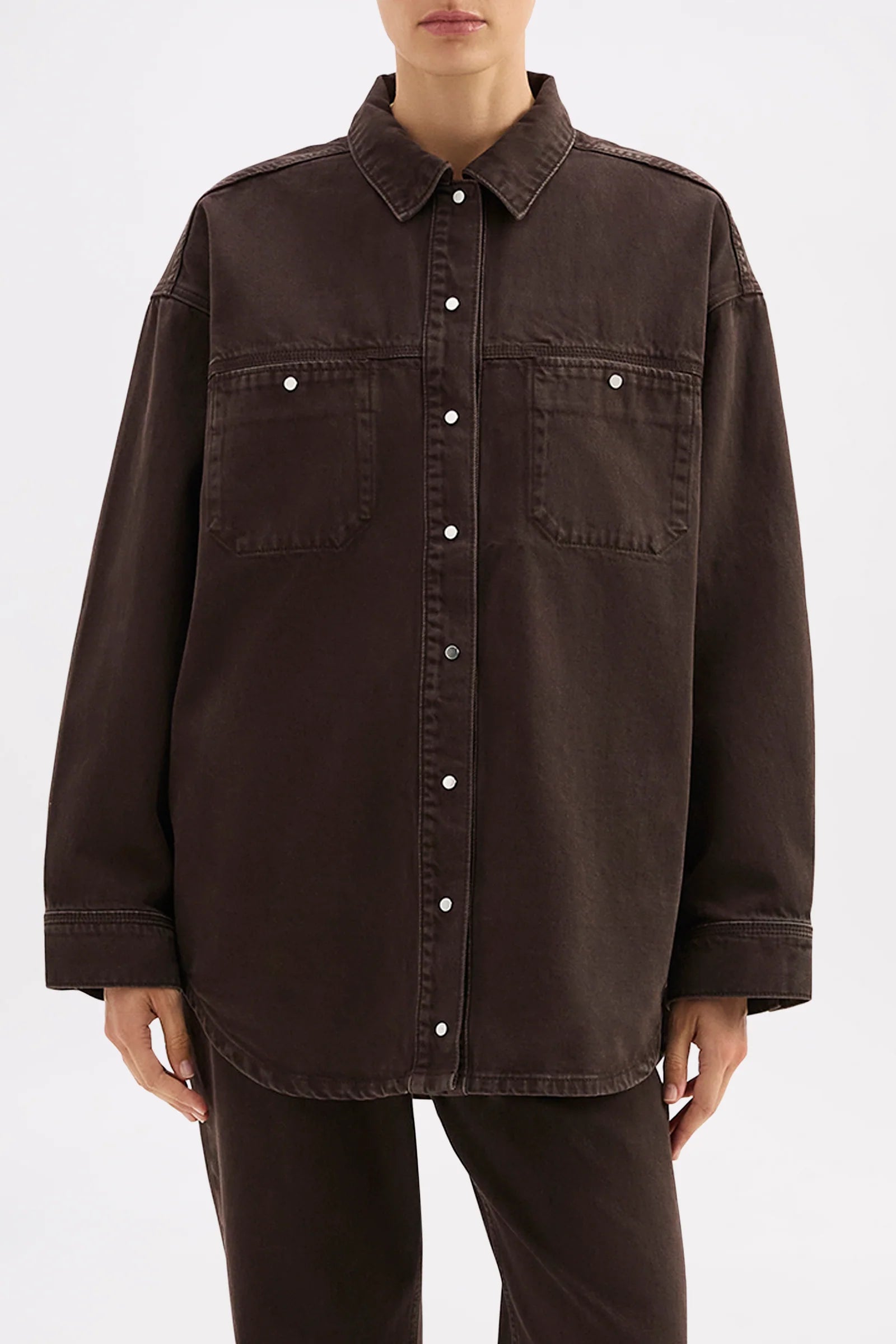 Nude lucy - Brax Denim Jacket (Espresso) Nude Lucy