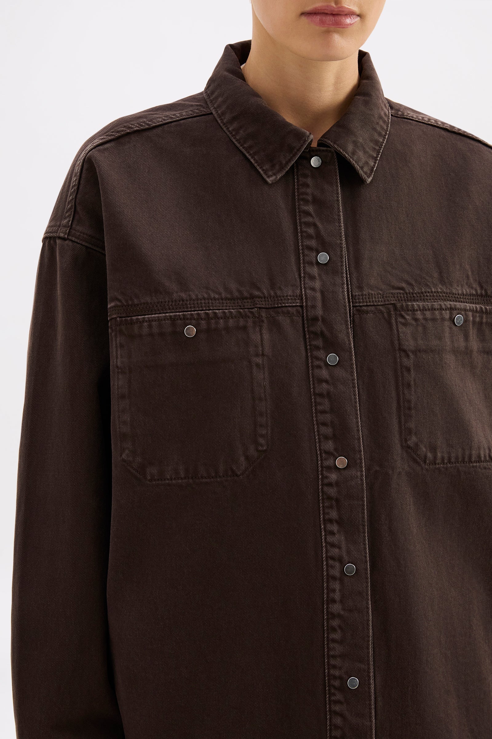 Nude lucy - Brax Denim Jacket (Espresso) Nude Lucy