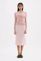 Nude Lucy - Aster LS Mesh Top (Blush) Nude Lucy