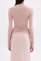 Nude Lucy - Aster LS Mesh Top (Blush) Nude Lucy
