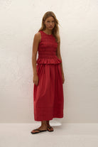Faithfull The Brand - Cales Skirt (Chilli) Faithfull The Brand
