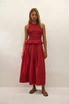 Faithfull The Brand - Cales Skirt (Chilli) Faithfull The Brand