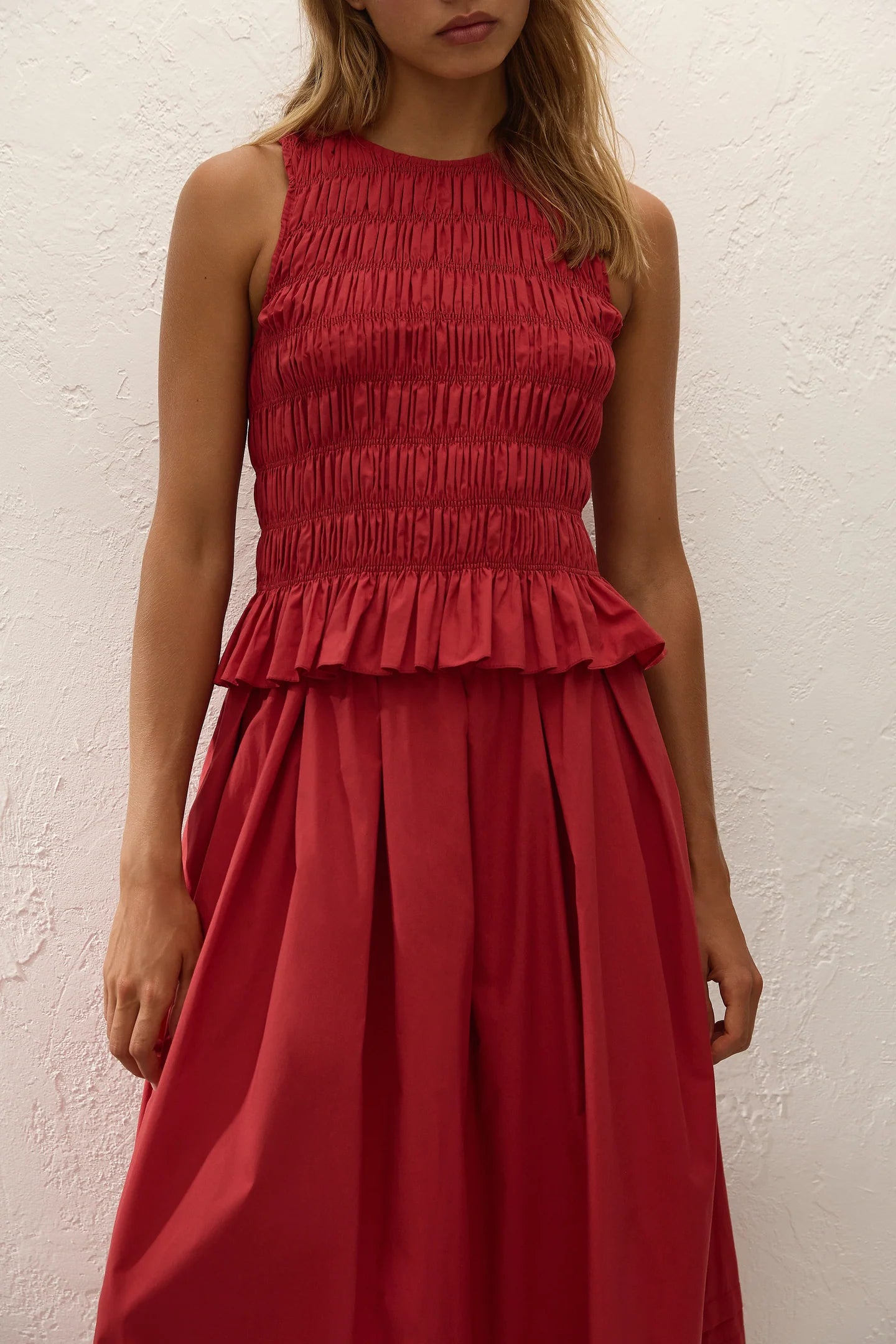 Faithfull The Brand - Cales Skirt (Chilli) Faithfull The Brand