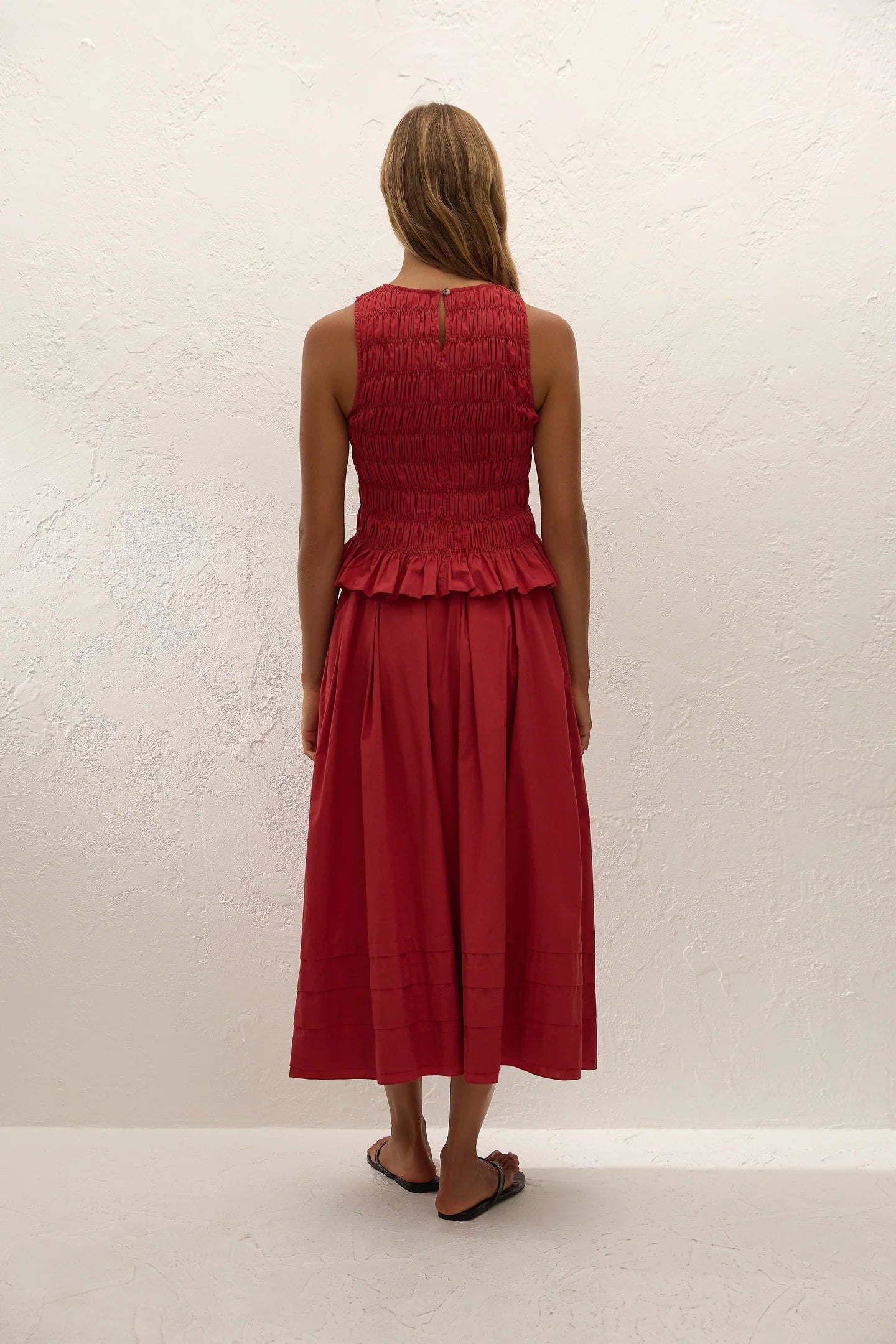 Faithfull The Brand - Cales Skirt (Chilli) Faithfull The Brand
