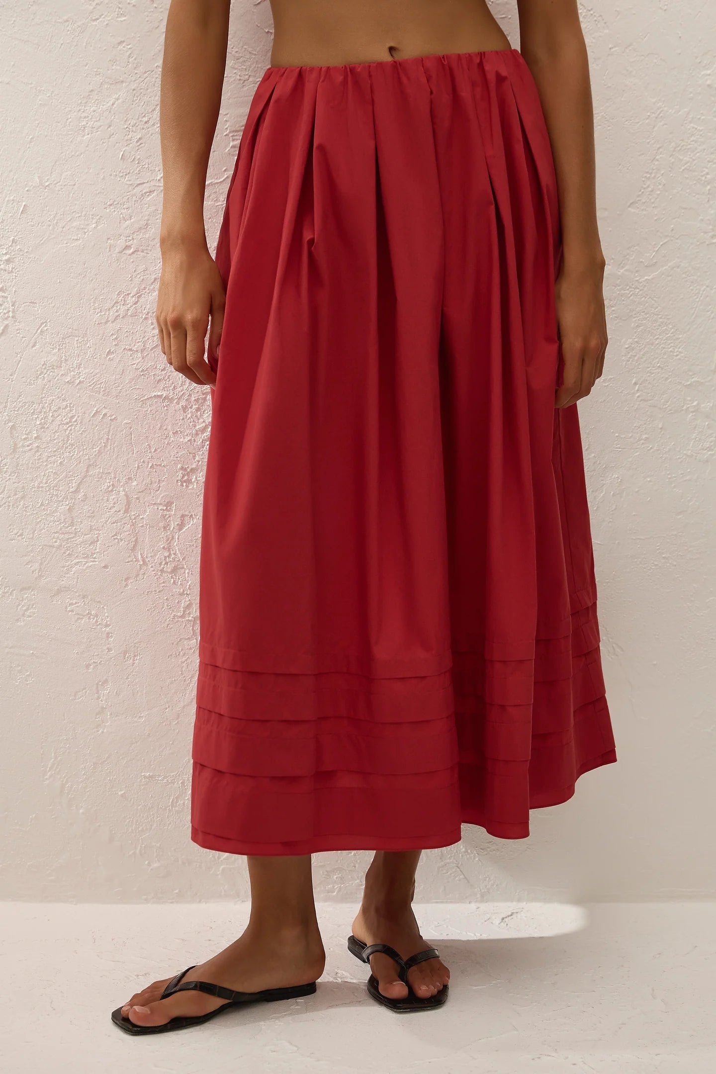 Faithfull The Brand - Cales Skirt (Chilli) Faithfull The Brand