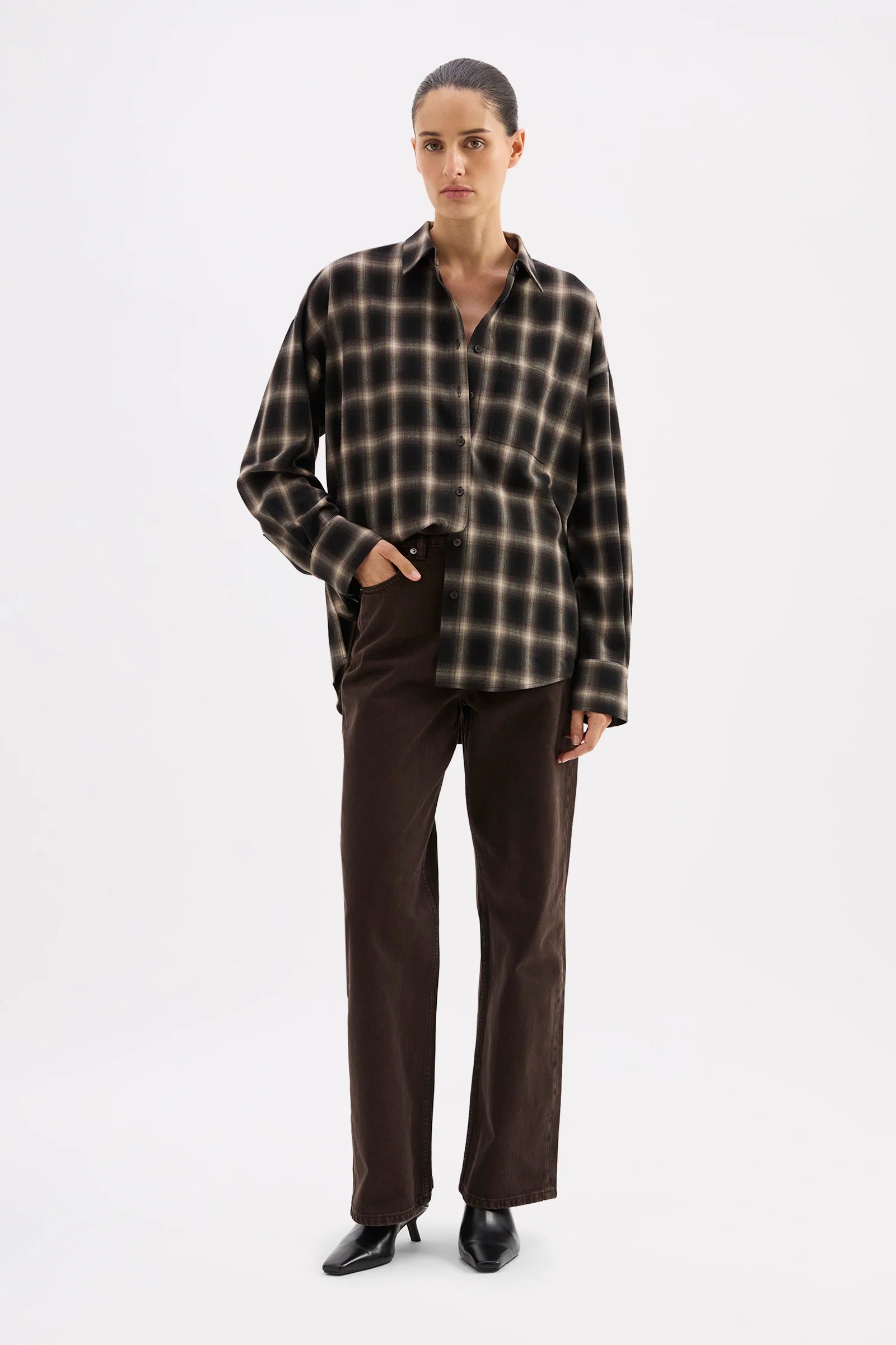 Nude Lucy - Roe Shirt (Check) Nude Lucy