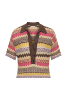 Faithfull The Brand - Raya Polo Top (Perla Stripe) Faithfull The Brand