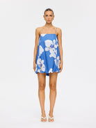 (Pre-Order) Kivari - Rowena Bubble Mini Dress (Blue) Kivari