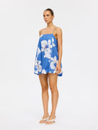 (Pre-Order) Kivari - Rowena Bubble Mini Dress (Blue) Kivari