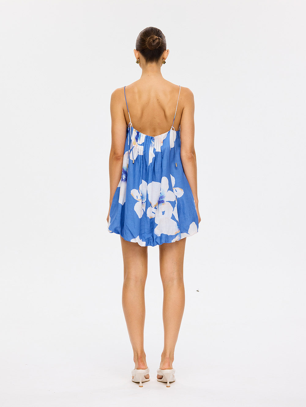 (Pre-Order) Kivari - Rowena Bubble Mini Dress (Blue) Kivari