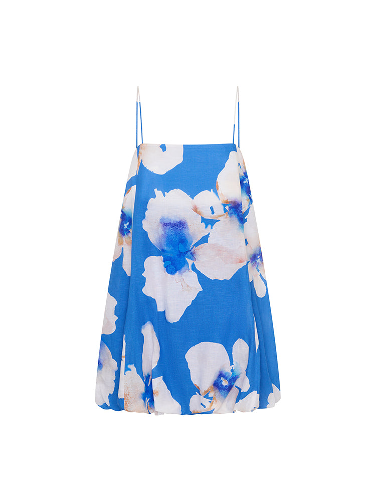 (Pre-Order) Kivari - Rowena Bubble Mini Dress (Blue) Kivari