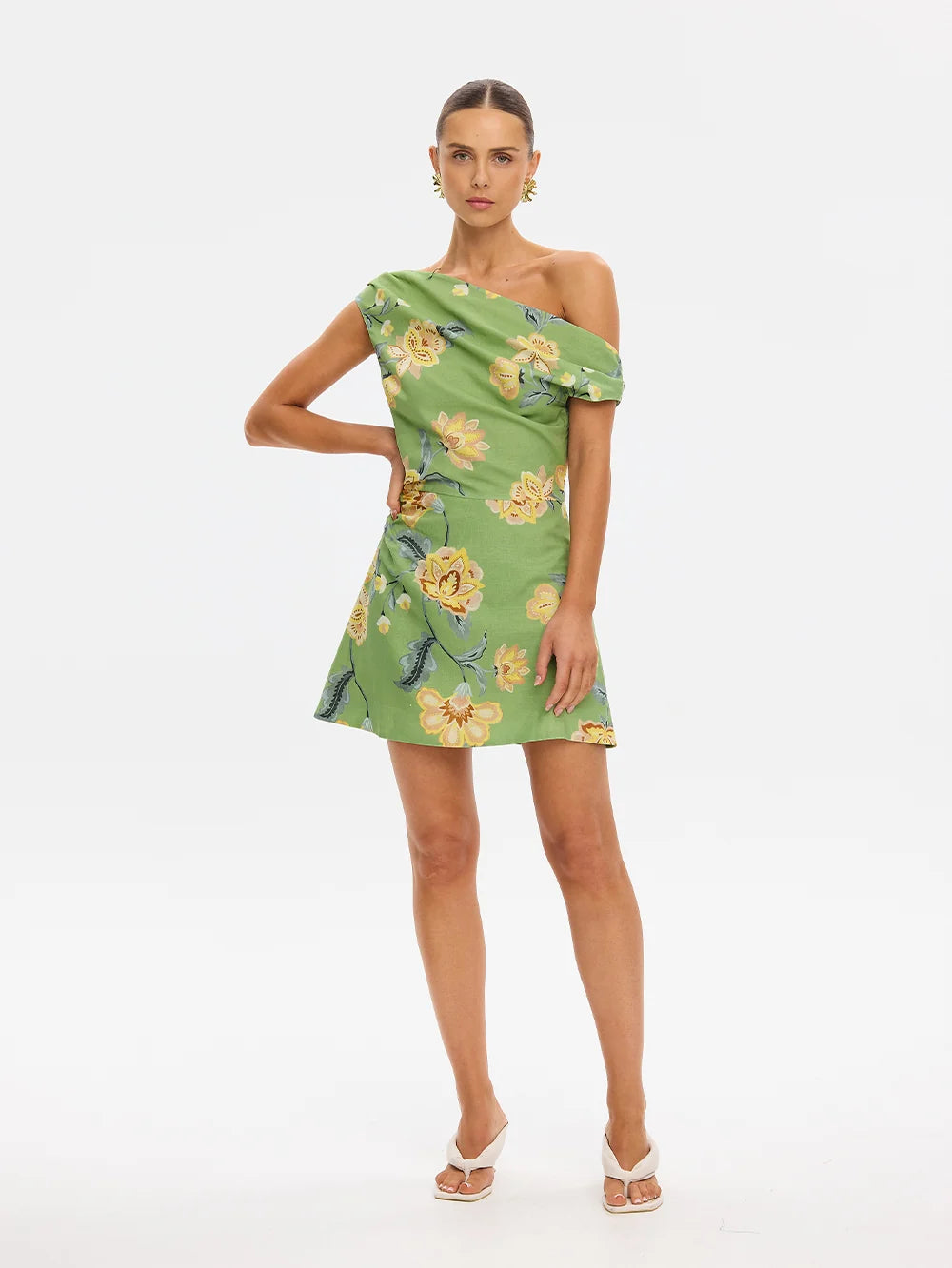 Kivari - Eve Off The Shoulder (Green) Kivari