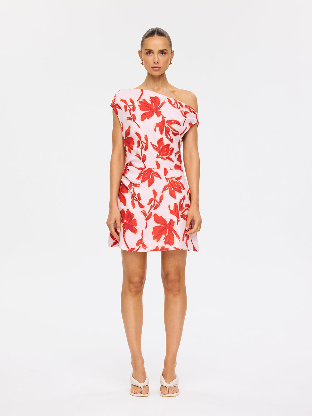 Kivari Rosalie Mini Dress (Red) Kivari