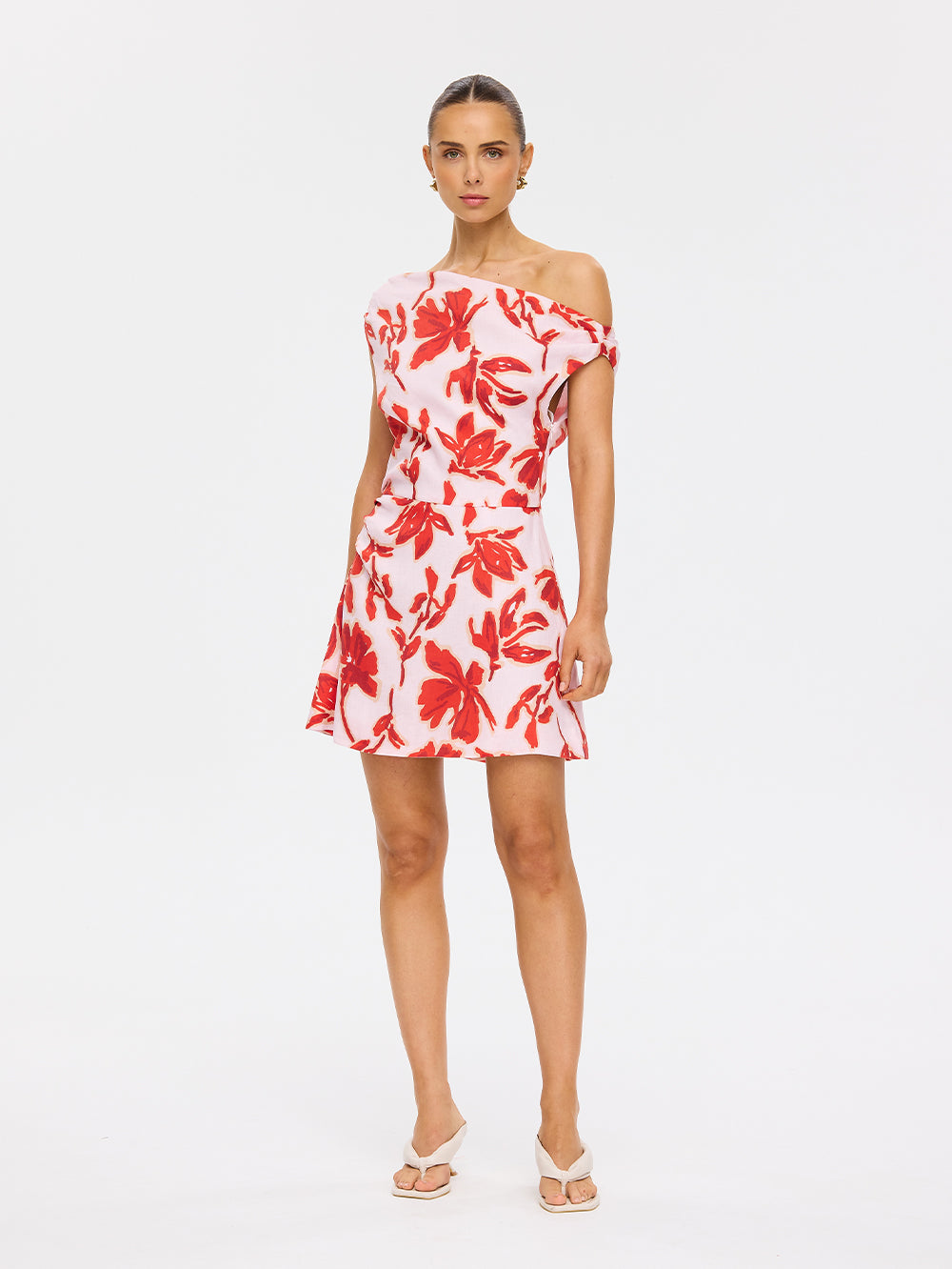 Kivari Rosalie Mini Dress (Red) Kivari