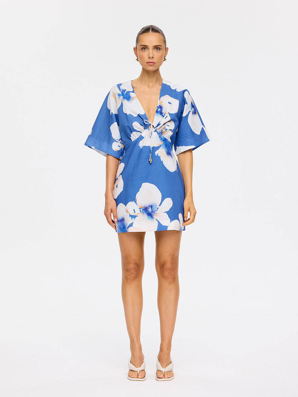 (Pre-Order) Kivari - Rowena Mini Dress (Blue) Kivari