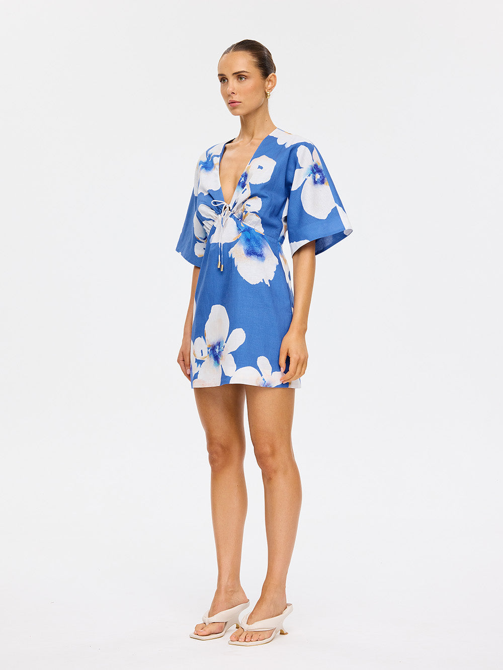 (Pre-Order) Kivari - Rowena Mini Dress (Blue) Kivari