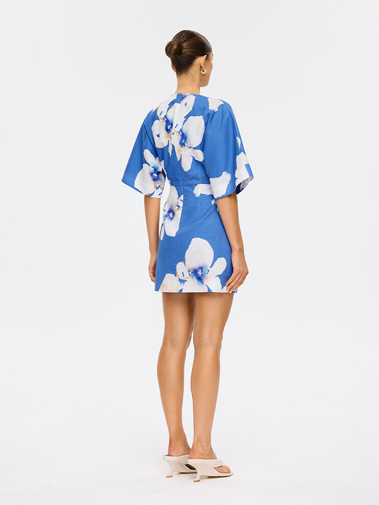 (Pre-Order) Kivari - Rowena Mini Dress (Blue) Kivari