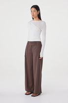 Arcaa - Mannon Pant (Espresso Pinstripe) Arcaa