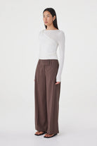 Arcaa - Mabel LS Twist Top (Cream) Arcaa