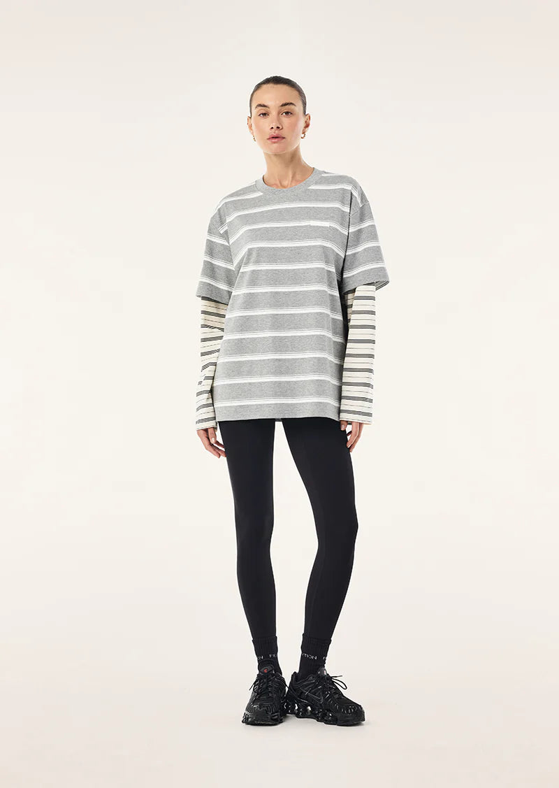 P.E Nation - Spark LS Tee (Mid Grey Marle) P.E Nation