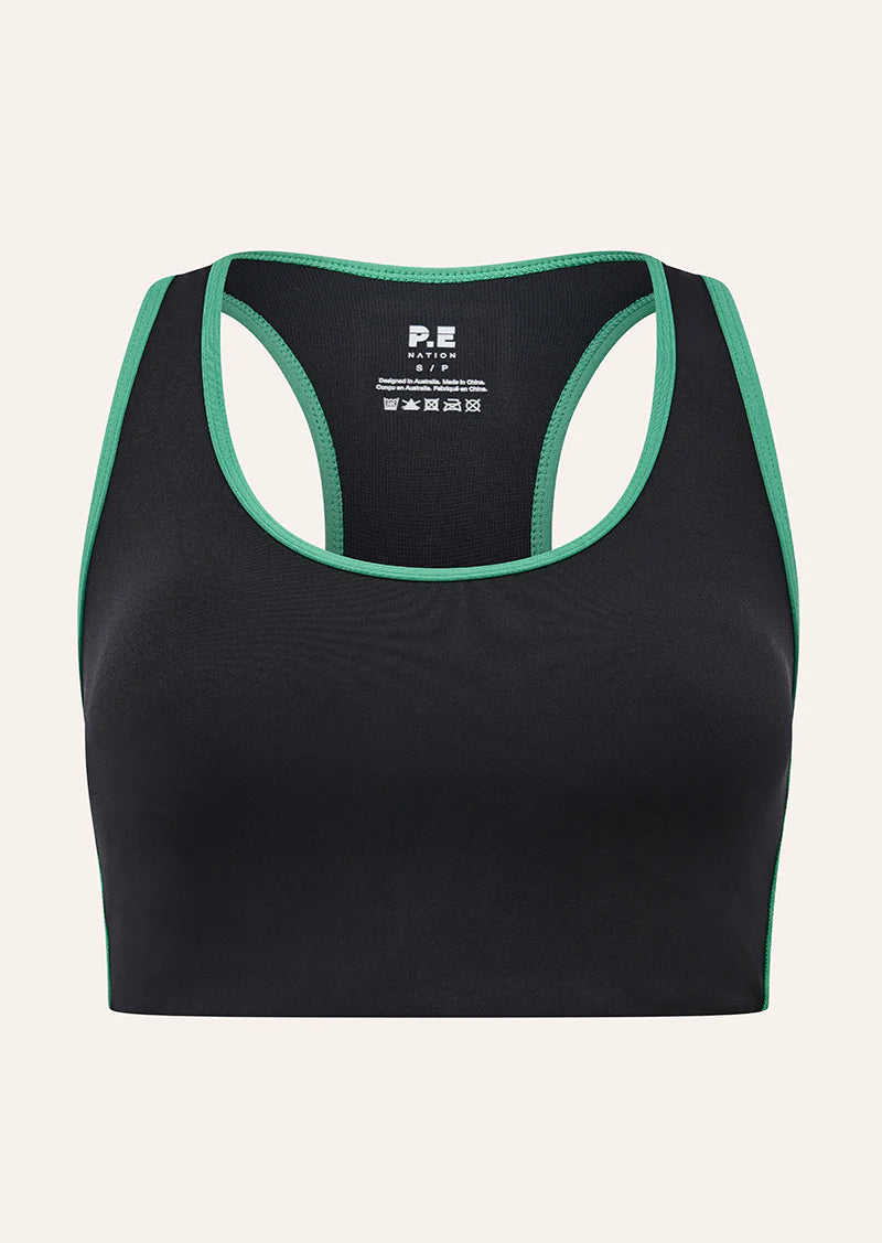 P.E Nation - Stellar Sports Bra (Black/Amazon) P.E Nation