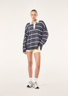 P.E Nation - Strata Rugby Knit (Marine Blue Stripe) P.E Nation