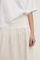 Assembly Label - Sarah Cotton Maxi Skirt (White) Assembly Label