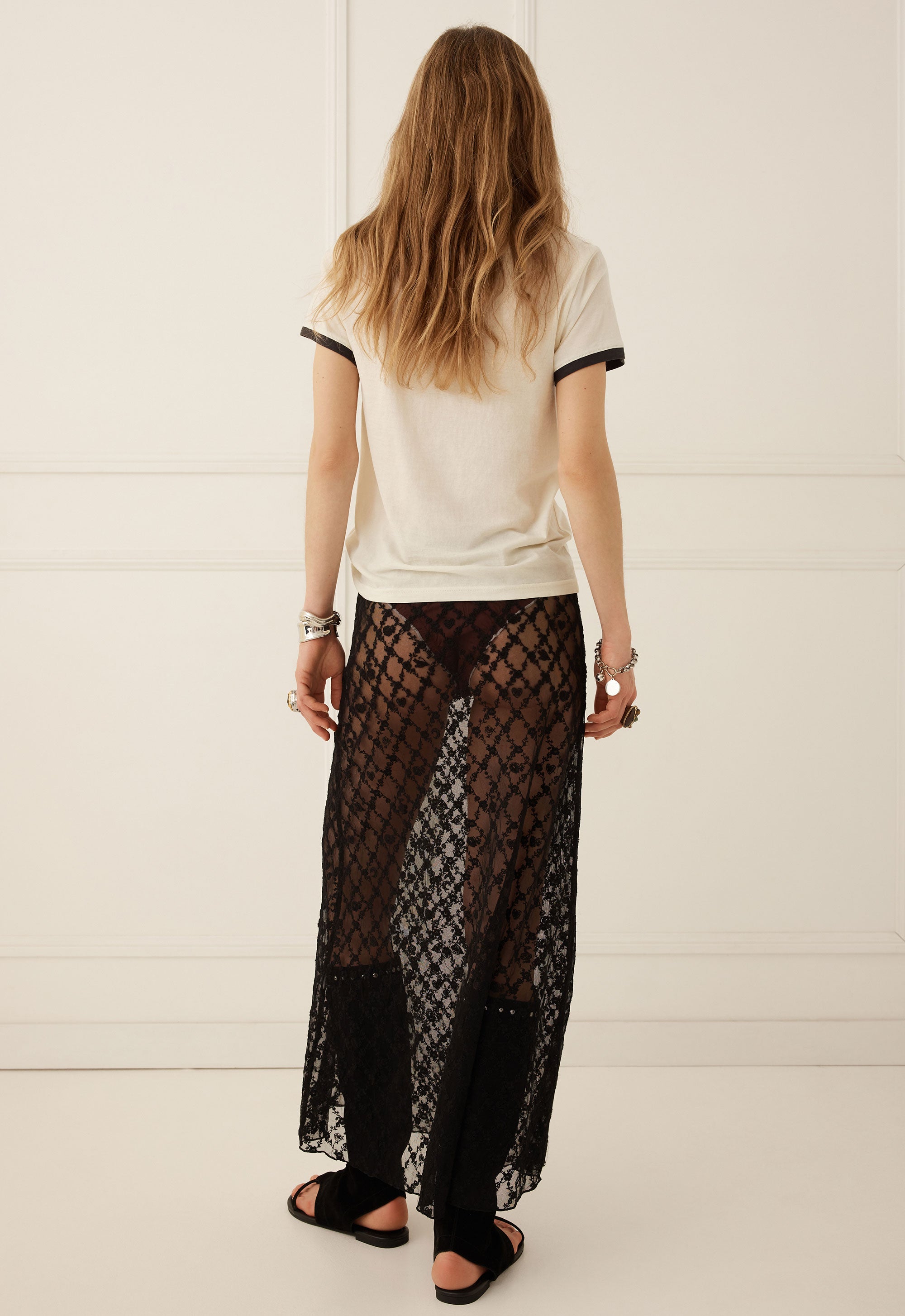 Spell - Serpent Lace Maxi Skirt Spell