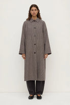Assembly Label - Solana Wool Coat (Brown & Black Check) Assembly Label