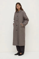 Assembly Label - Solana Wool Coat (Brown & Black Check) Assembly Label