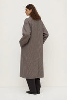 Assembly Label - Solana Wool Coat (Brown & Black Check) Assembly Label