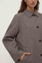 Assembly Label - Solana Wool Coat (Brown & Black Check) Assembly Label
