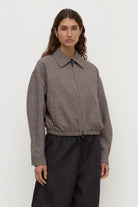 Assembly Label - Solana Wool Coat (Brown Black Chck) Assembly Label