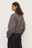 Assembly Label - Solana Wool Coat (Brown Black Chck) Assembly Label