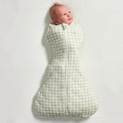 KYND Baby - Swaddle Sleeping Bag (Gumleaf Gingham) KYND Baby