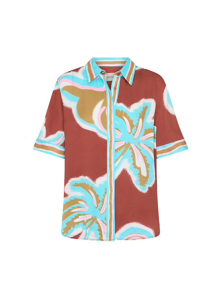 (Pre-Order) Kivari - Enzo Shirt (Maroon) Kivari