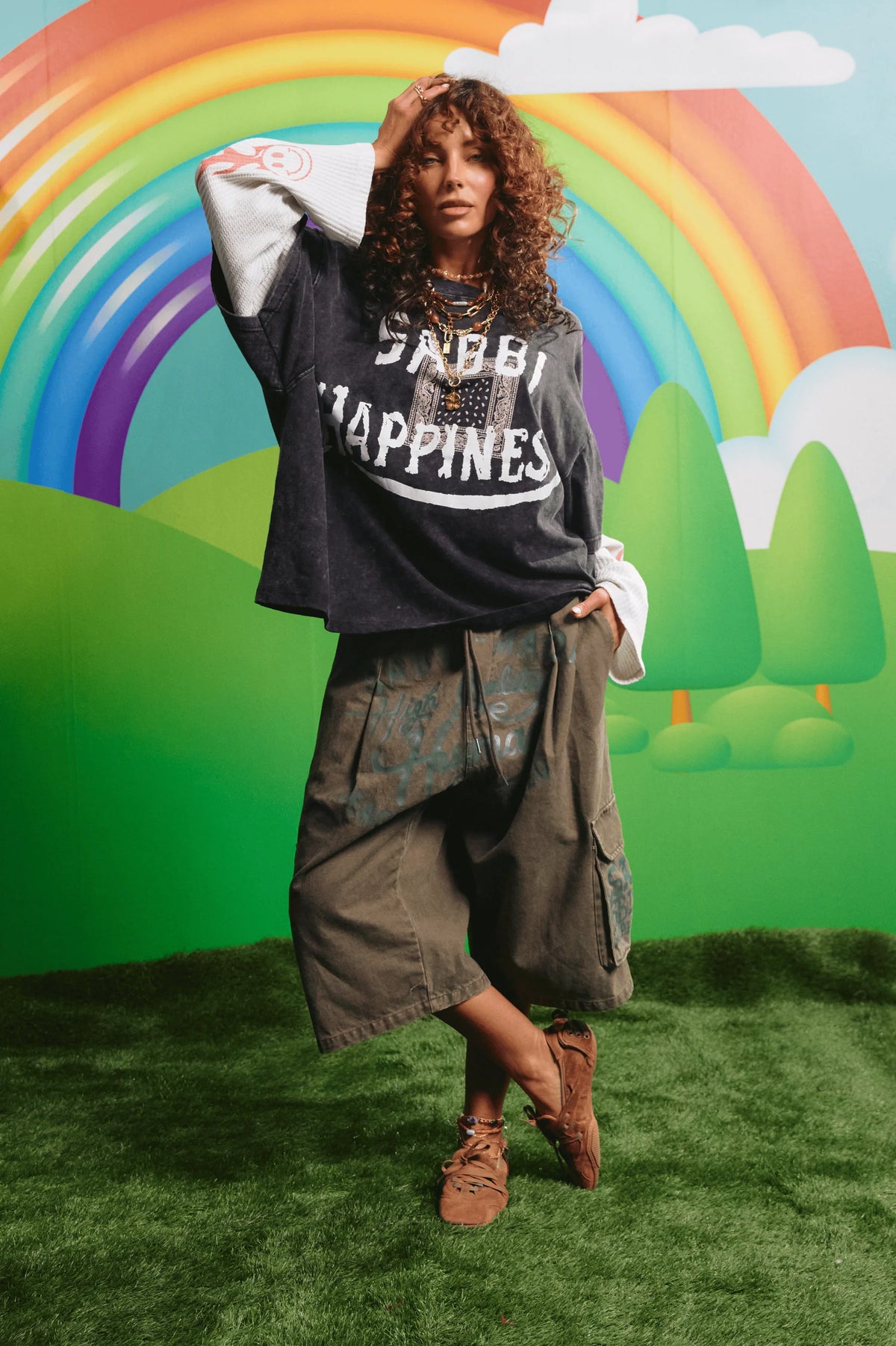 Sabbi - The Happiness Waffle LS Tee Sabbi