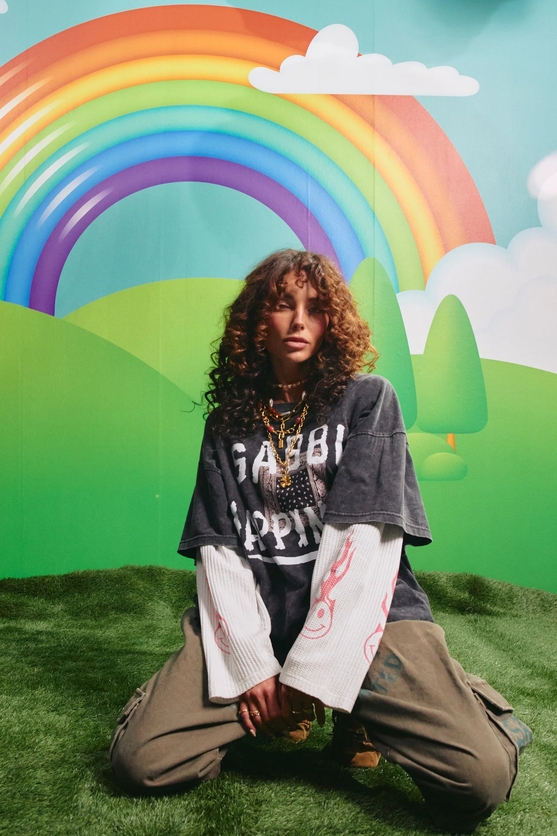 Sabbi - The Happiness Waffle LS Tee Sabbi