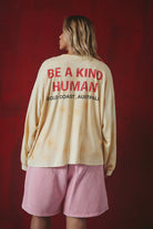 Sabbi - The Palms Hotel Long Sleeve Tee (Pastel Peach) Sabbi