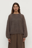 Assembly Label - Tulsa Mohair Knit (Bark) Assembly Label