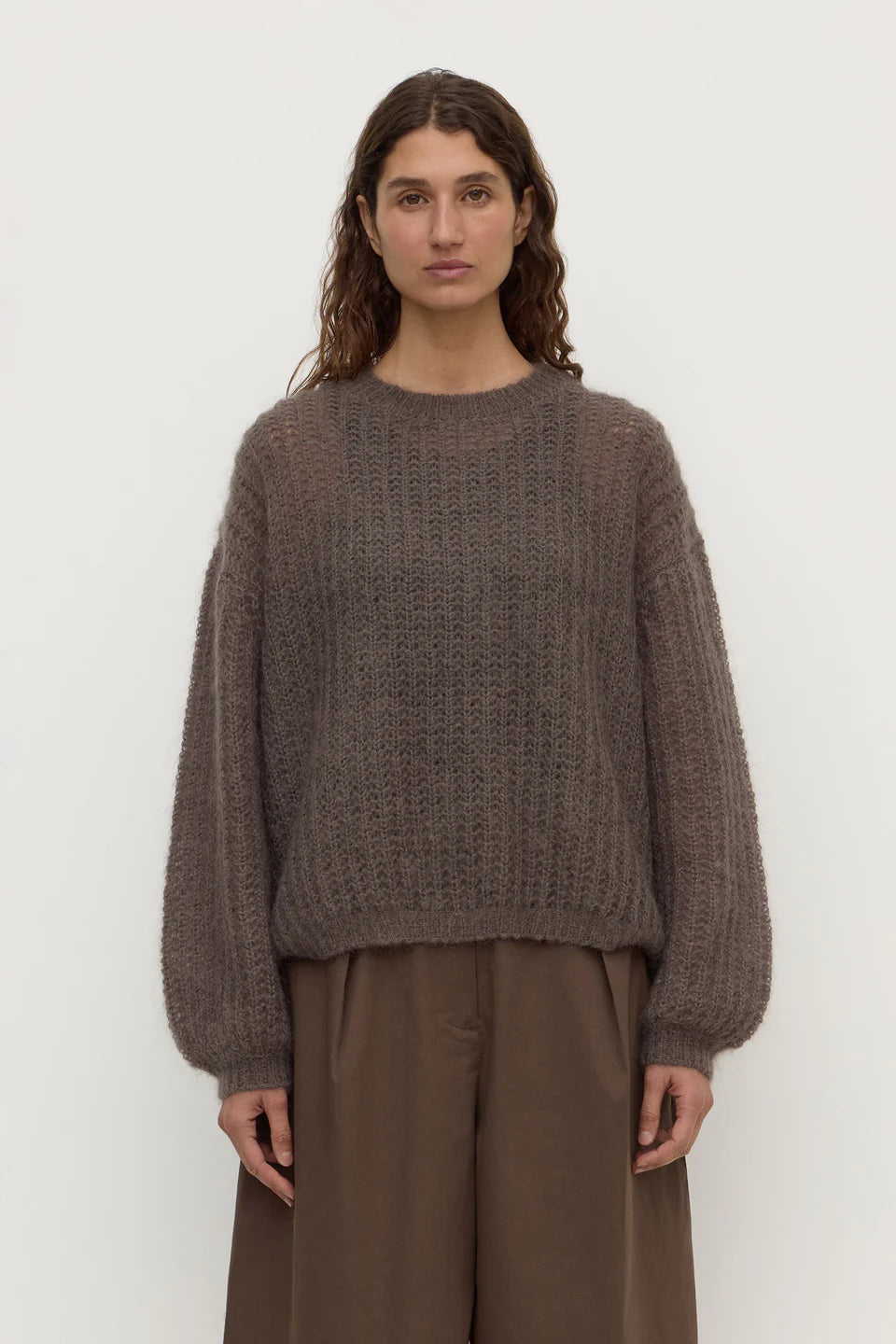 Assembly Label - Tulsa Mohair Knit (Bark) Assembly Label