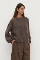Assembly Label - Tulsa Mohair Knit (Bark) Assembly Label